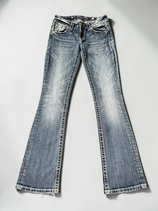 Miss me flared/bootcut low waist women designer Jeans(w25)