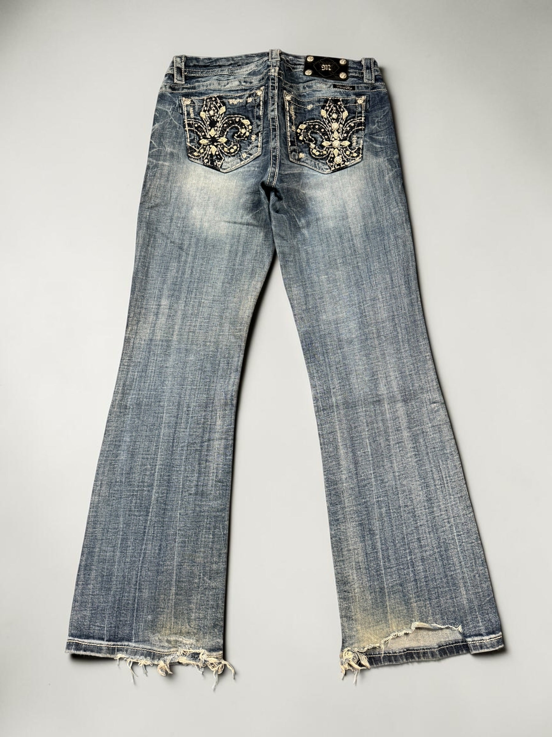Miss me flared/bootcut low waist women designer jeans(w29)