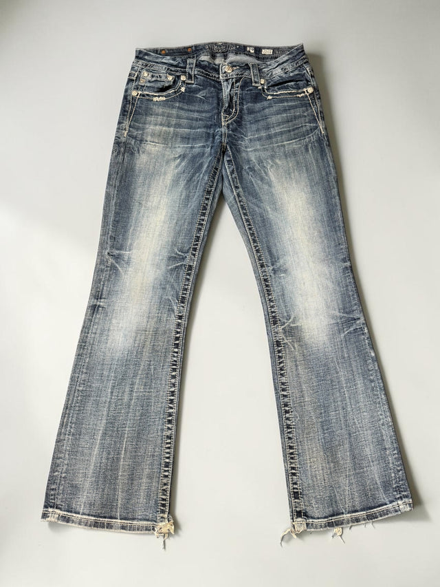 Miss me flared/bootcut low waist women designer jeans(w29)