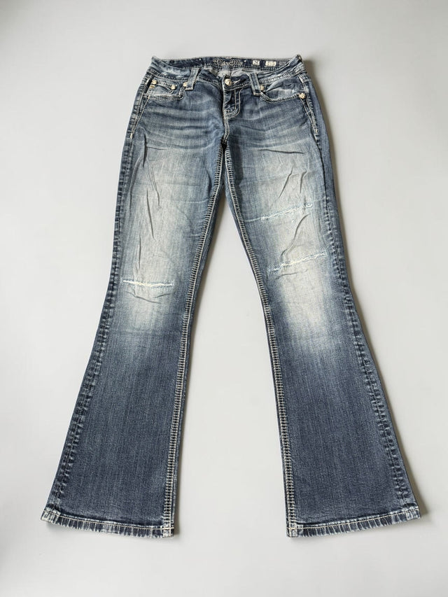 Miss me flared/bootcut low waist women designer jeans(w25)